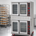 Thumbnail image #4 for American Range Majestic Double-Deck Bakery-Depth Gas Convection Oven with 50/50 Glass Doors