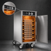 Thumbnail image #3 for Carter-Hoffmann PH129 Mobile Stainless Steel Heated Holding Cabinet, 9-Pan Capacity, Top-Mounted Forced-Air Heat, Right-Hinged Solid Door