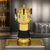 Thumbnail image #3 for Glastender Zeus 3-Faucet Mirror Finish Air-Cooled Countertop Draft Dispensing Tower with Drain Pan