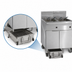 Thumbnail image #3 for Imperial IFSSP275EU Electric 2-Tank Floor Fryer with Built-In Space Saver Filter System, 75 lb. per Tank, Tilt-Up Elements