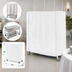 Thumbnail image #3 for Metro 48 x 24 x 54 Inch White Uncoated Knitted Polyester Queen Mary & Banquet Cart Cover