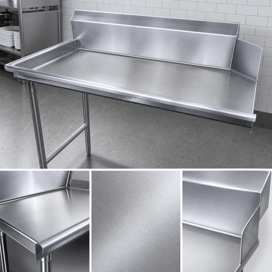 16-Gauge 304 Stainless Steel Top