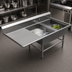 Thumbnail image #3 for John Boos Pro-Bowl 2-Compartment Sink with 30-Inch Left Drainboard, 14-Gauge Stainless Steel
