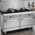 Thumbnail image #3 for Southbend Ultimate 60-Inch Gas Restaurant Range with 6 Open Burners, 24-Inch Charbroiler, Standard Oven, and Cabinet Base