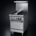 Thumbnail image #3 for Garland GFE Starfire Pro 24-Inch Gas Restaurant Range with 2 Open Burners, 12-Inch Thermostatic Griddle and Space Saver Oven