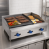Thumbnail image #3 for 36-Inch Countertop Gas Char-Broiler/Griddle Combination with 12-Inch Griddle and 24-Inch Radiant Broiler