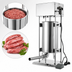 Thumbnail image #3 for Uniworld 25 lb Electric Vertical Gear-Driven Sausage Stuffer with Stainless Steel Cylinder