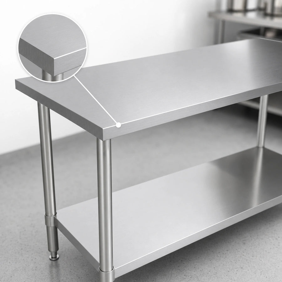 14-Gauge Stainless Steel Top