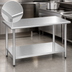Thumbnail image #3 for Eagle Deluxe Series 30 x 24 Inch Stainless Steel Work Table with Adjustable Undershelf