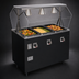 Thumbnail image #3 for Vollrath 2-Series Affordable Portable™ Deluxe 4-Well Mobile Hot Food Station with Buffet Breath Guard