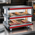 Thumbnail image #3 for Hatco Glo-Ray Designer Horizontal Hot Food Display Warmer, Countertop, 2-Shelf