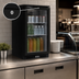 Thumbnail image #3 for Beverage Air Countertop Merchandiser Refrigerator with Double-Pane Glass Door, 5.9 Cu. Ft., Black