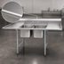 Thumbnail image #3 for Eagle Group Two-Compartment Stainless Steel Sink with Dual Drainboards, 72-1/4 Inch W