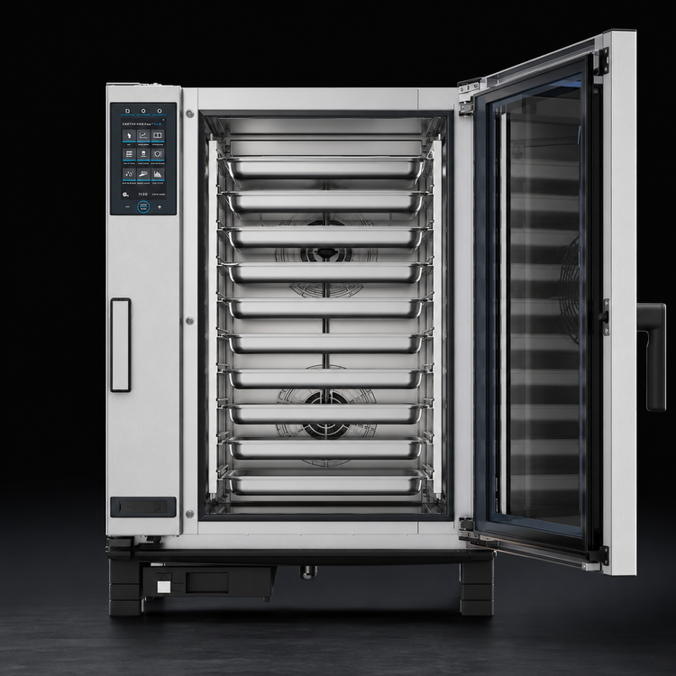 Product image #3 for UNOX ChefTop MIND.Maps Plus 10-Tray Countertop Electric Combi Oven, Left-to-Right Door Opening, 240V/208V 3-Phase