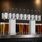 Thumbnail image #3 for Perlick Corporation 4006-20BPC2 20-Faucet Extra-High Countertop Bridge Tee Glycol-Cooled Draft Beer Tower, Polished Chrome