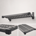 Thumbnail image #3 for Cambro Camshelving Elevation Series 18-Inch x 30-Inch Vented Wall Shelving Add-On Shelf Kit, Brushed Graphite