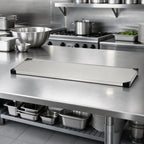 Thumbnail image #3 for Metro Super Erecta 1854FS 54"W x 18"D Flat Solid 304 Stainless Steel Shelf with Raised Ship's Edge
