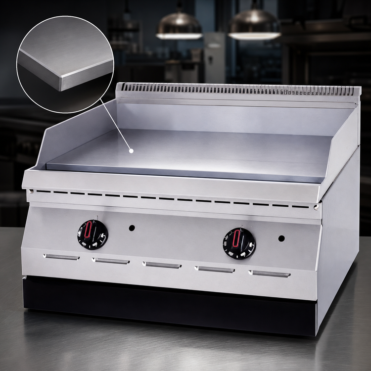 Product image #3 for Garland Designer Series 36-Inch Countertop Gas Griddle with 1/2-Inch Polished Steel Plate, 60,000 BTU