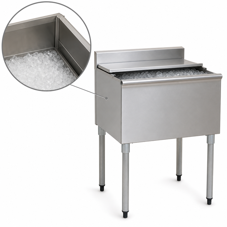 Product image #3 for Eagle Group 1800 Series 24-Inch Wide Underbar Ice Chest