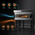 Thumbnail image #3 for Moretti Forni serieS EVOLUTION S105E Single Deck Full-Size Electric Pizza Oven with Stand