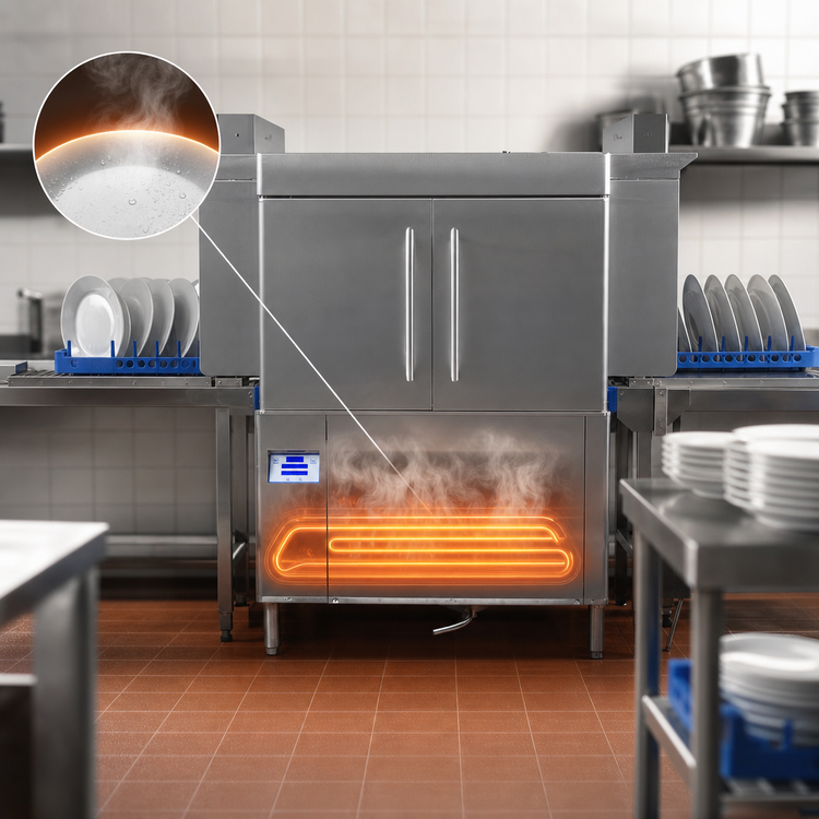 Product image #3 for Jackson RackStar 44CE High-Temperature Single-Tank Conveyor Dishwasher with Electric Tank Heat