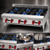 Thumbnail image #3 for American Range 60-Inch Countertop Gas Hot Plate with 10 Open Burners