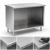 Thumbnail image #3 for Eagle Spec-Master 96-Inch x 30-Inch Open Front Stainless Steel Cabinet Base Work Table