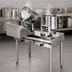 Thumbnail image #3 for Groen Direct Steam Hand-Tilt Kettle Cabinet Assembly with 20-Quart and 40-Quart Kettles, 48-Inch Stainless Steel Table