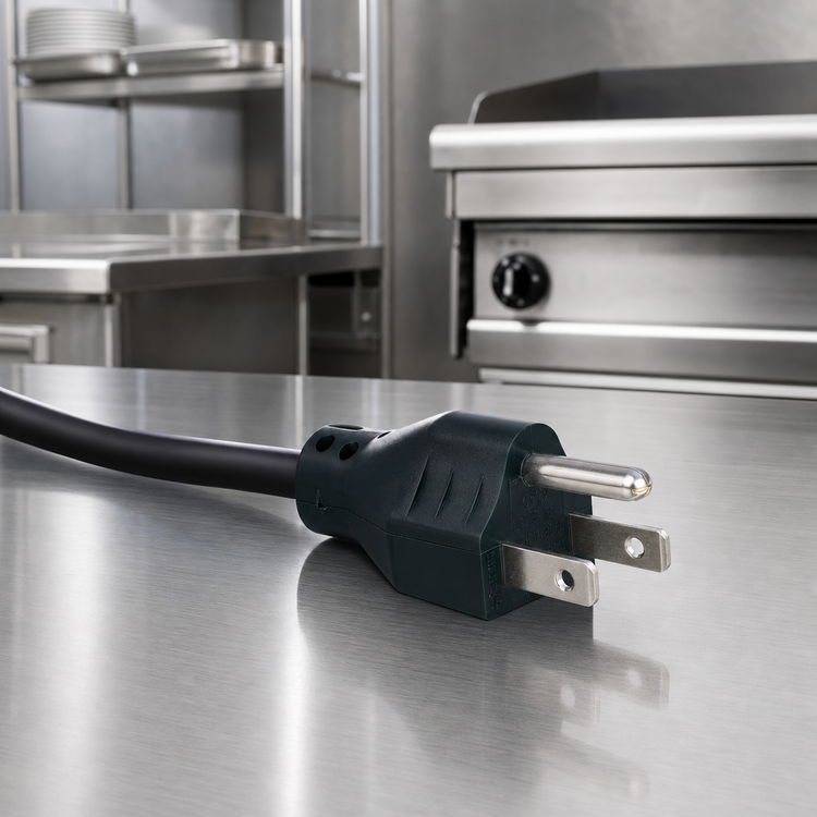 Product image #3 for Advance Tabco 6-Foot 120V Replacement Power Cord with NEMA 5-15P Plug