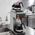 Thumbnail image #3 for BUNN CWTF15-3 Automatic Fill Commercial Drip Coffee Brewer with 3 Warmers and Hot Water Faucet