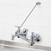 Thumbnail image #3 for Serv-Ware Wall-Mount Mop Sink Service Faucet with Vacuum Breaker Spout and Pail Hook