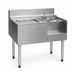 Thumbnail image #3 for Eagle Group 2200 Series Underbar Ice Bin/Cocktail Station with Blender Recess and 7-Circuit Cold Plate, 36W x 24D