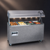 Thumbnail image #3 for Vollrath 2-Series Affordable Portable 3-Well Mobile Hot Food Station with Buffet Breath Guard, Lights, and Enclosed Storage Base