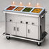 Thumbnail image #3 for Dinex ServeXpress Counter 4-Well Mobile Electric Hot Food Station