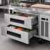 Thumbnail image #3 for KoolMore 36-Inch Stainless Steel Commercial Chef Base Refrigerator Storage Cabinet with 2 Refrigerated Drawers