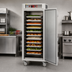 Thumbnail image #3 for Metro C5 6 Series Mobile Full-Height Pass-Through Heated Holding Cabinet with Combination Doors, 35 Full-Size 18