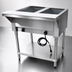 Thumbnail image #3 for Triumph Supreme 2-Well Electric Open-Well Hot Food Table with Stainless Steel Top, Undershelf, and Cutting Board Shelf, 120V