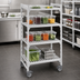 Thumbnail image #4 for Cambro Camshelving Premium High Density Mobile Starter Unit, 21 x 48 x 75-1/4 Inches, 4-Shelf Vented
