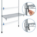 Thumbnail image #3 for Metro Super Erecta A3660NC Super Adjustable Super Wide Wire Shelf, 60 x 36 Inches, Chrome Plated