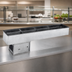 Thumbnail image #3 for Atlas Metal RML-3 Slim-Line 3-Pan Self-Contained Refrigerated Cold Food Drop-In Well