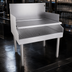 Thumbnail image #3 for Glastender RDBA-30S 30-Inch Free-Standing Recessed Drainboard with Perforated Shelf