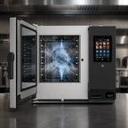 Thumbnail image #3 for Lainox Naboo 5.0 NAG061B Floor Model Gas Combi Oven with Direct Steam, 6 x 1/1 GN, Touchscreen Controls