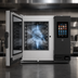 Thumbnail image #3 for Lainox Naboo 5.0 Floor Model Gas Combi Oven with Direct Steam, 6 x 1/1 GN, Touch Screen Controls