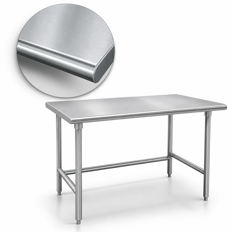 Product image #3 for Advance Tabco Special Value Series 48" x 24" Flat Top Stainless Steel Work Table