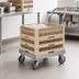 Thumbnail image #3 for Cres Cor Correctional Single-Stack Aluminum Dish Rack Dolly for 20 x 20 Racks