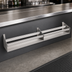 Thumbnail image #3 for Glastender 73-Inch Double Stainless Steel Underbar Speed Rail with Open Step-and-Rail Design
