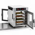 Thumbnail image #4 for Metro HotBlox Narrow 4-Pan Pass-Thru Insulated Holding Cabinet, Clear Front and Rear Doors, Countertop/Stacking