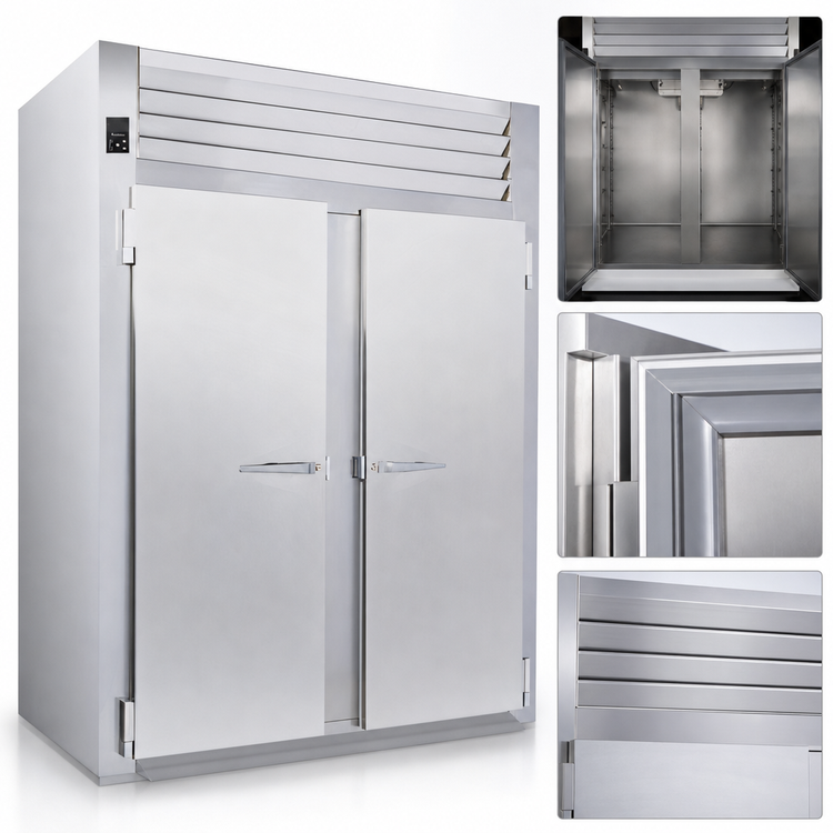 Product image #3 for Traulsen Spec-Line RIF232L-FHS Two-Section Remote Roll-In Freezer