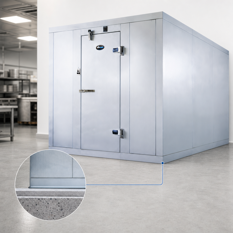 Product image #3 for AmeriKooler Indoor Quick Ship Floorless Walk-In Cooler with Remote R-448A Refrigeration
