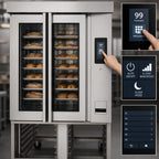 Thumbnail image #4 for Baxter Manufacturing OV320G Rotating Rack Gas Convection Oven, 8-Pan, Programmable Touchscreen, Stainless Steel, Self-Contained Steam